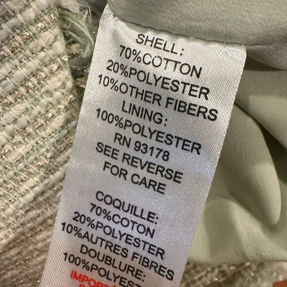 House of Harlow 1960 tweed blazer green - Picture 4 of 4